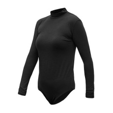 SENSOR MERINO AIR women's long-sleeve bodysuit.sleeve black size XL