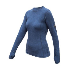 SENSOR MERINO BOLD women's long-sleeve shirtcool blue sleeve size