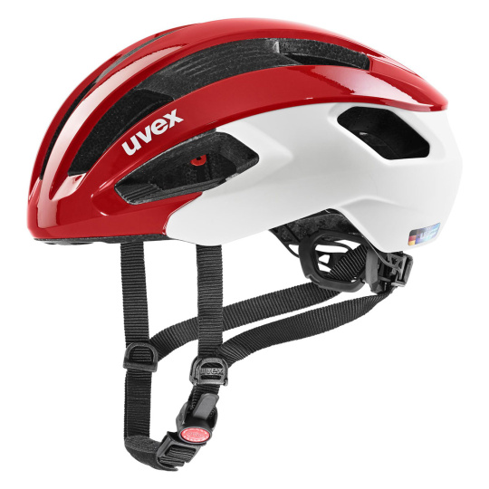UVEX HELMET RISE CC RED - WHITE MAT (S4100900300)