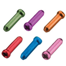 JAGWIRE brake/shift cable end caps 500pcs Red/Blue/Pink/Purple/Orange/Green